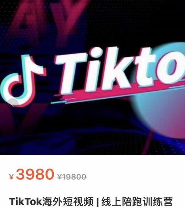 TikTok海外抖音短视频线上陪跑训练营，玩赚Tiktok少走弯路（价值3980）松鼠智库-松鼠智库